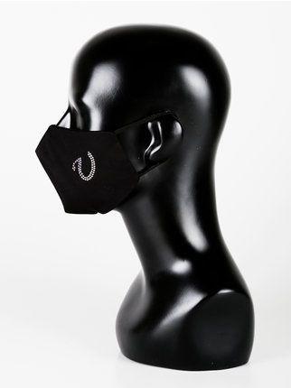 Couverture de masque avec lettre U en strass