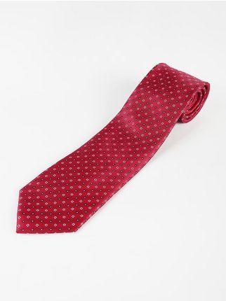Cravatta classica rossa