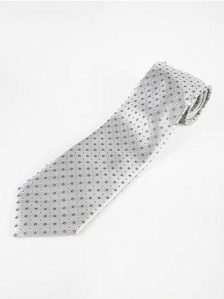 Cravatta uomo elegante con stampe