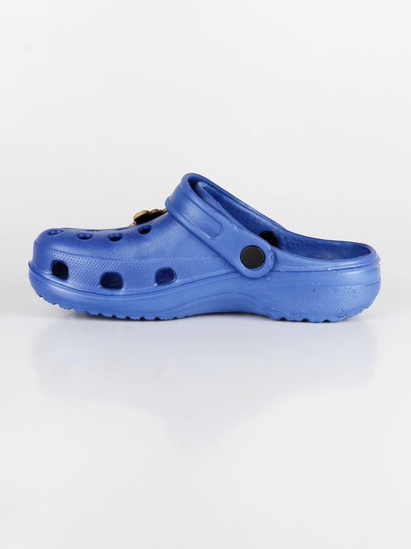 Crocs with teddy bear and strap