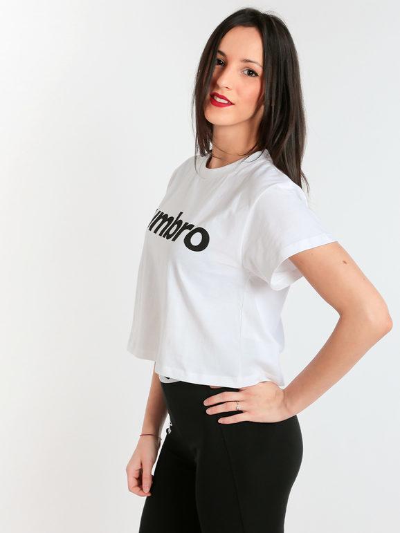 Cropped T-Shirt with writing
