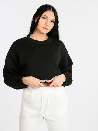 Cropped women's sweatshirt