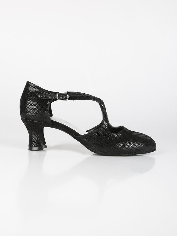 Crossed women's dance shoes