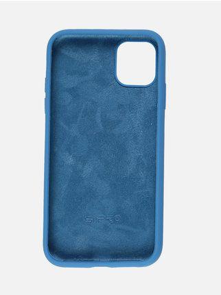 Custodia in silicone blu per iphone 11