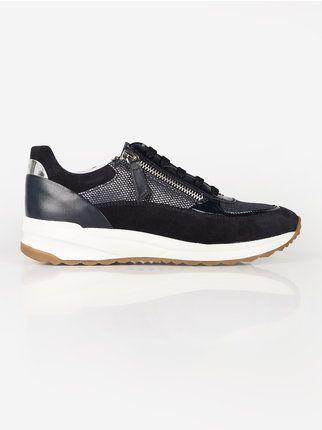 D AIRELL A Women's sneakers in suede with zip