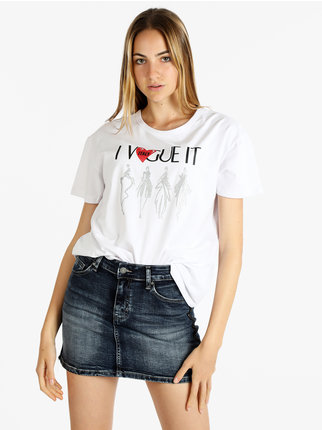 Damen-Maxi-T-Shirt aus Baumwolle
