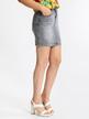 Denim skirt with ruffles  gray