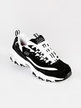 D'lite Black and white sports shoes