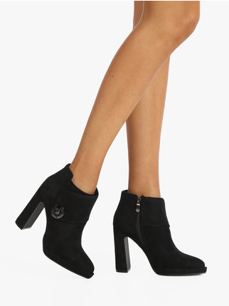 Domma suede ankle boots with heels