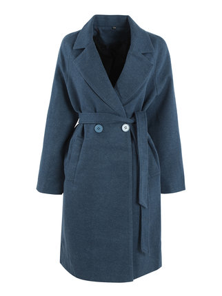 Double-breasted coat for women