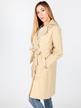 Double-breasted cotton trench coat