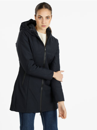 Doubleface women's jacket with hood