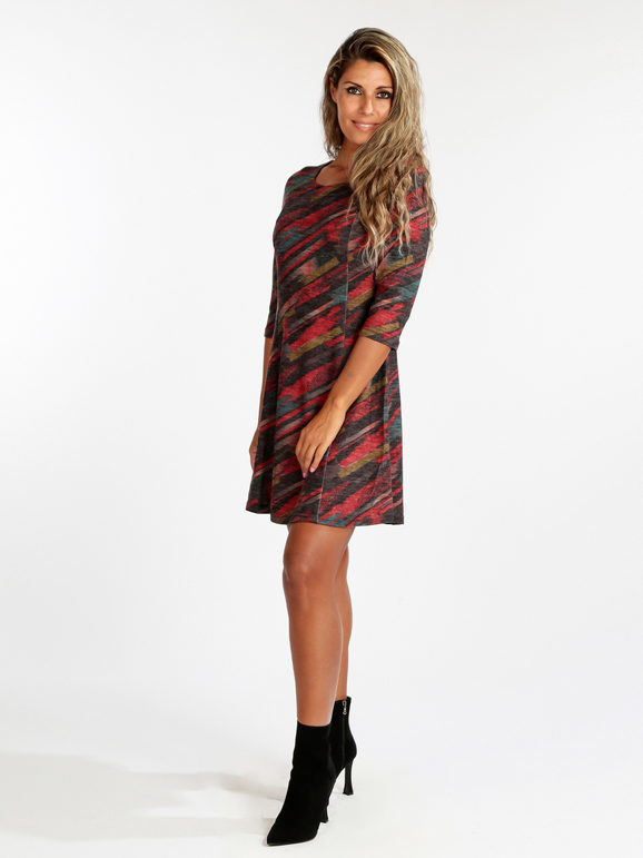 Dress with 3/4 sleeves