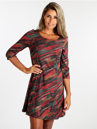 Dress with 3/4 sleeves