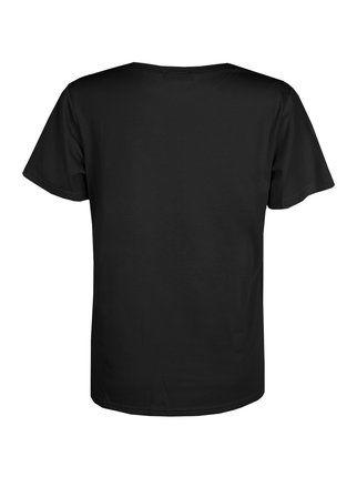 Einfarbiges T-Shirt mit Rundhalsausschnitt