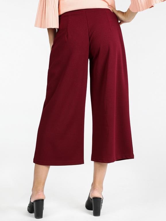 Elastic culotte trousers