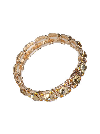 Elastic women's bracelet with stones