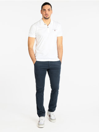 ELBAS JERSEY Men's short-sleeved cotton polo shirt
