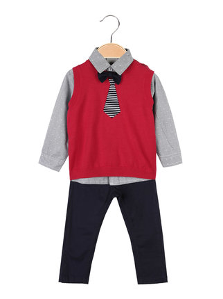Elegant baby boy outfit with shirt