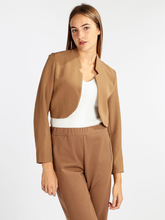 Elegant cropped jacket for women