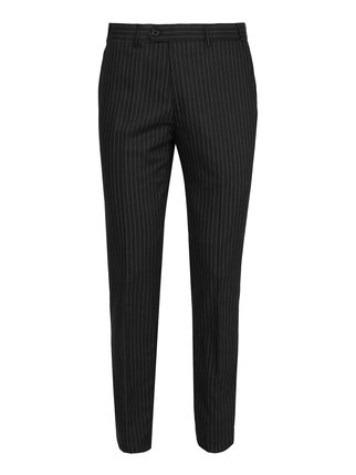Elegant men's pinstriped trousers