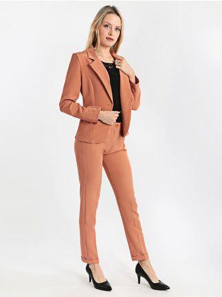 Elegant trousers with turn-up