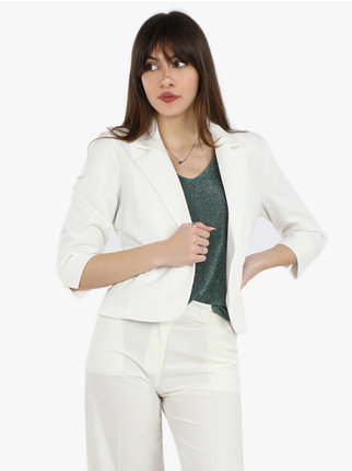 Elegant women's blazer with 3/4 sleeves