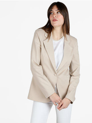 Elegant women's blazer with button