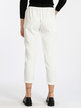 Elegant women's trousers with turn-up