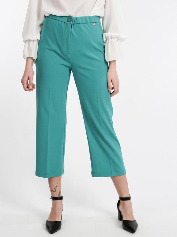 Elegant women's trousers with wide legs