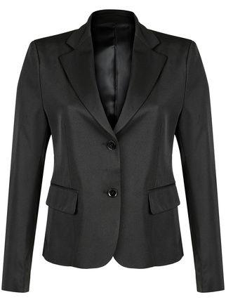 Elegante chaqueta negra