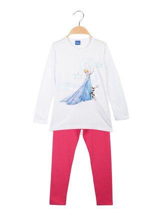 Elsa completo lungo bambina maglietta+leggings