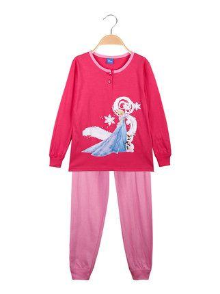 Elsa pigiama lungo bambina in cotone