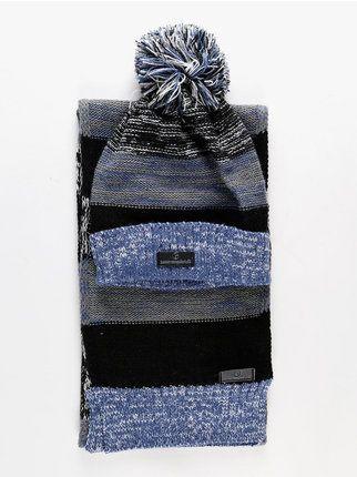 Ensemble bonnet + écharpe en tricot