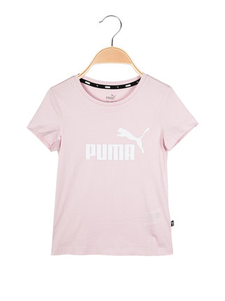 ESS Logo Tee girl's pink t-shirt