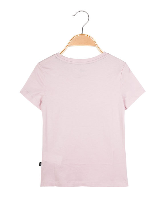 ESS Logo Tee girl's pink t-shirt