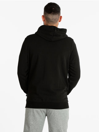 ESS SMALL LOGO  Cotton sweatshirt with zip and hood