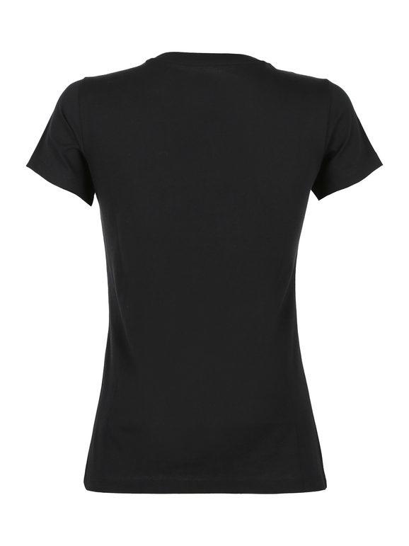 Essentials stacked logo  T-shirt donna con stampa logo