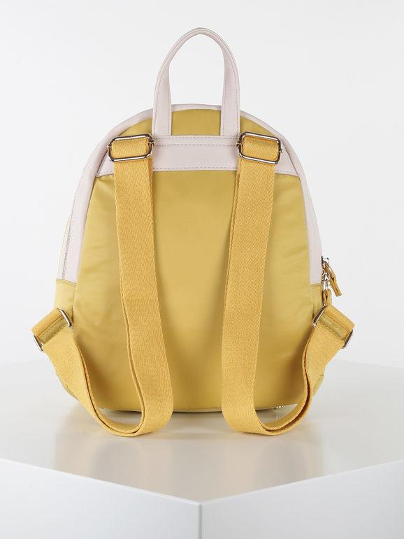 Fabric backpack with pockets