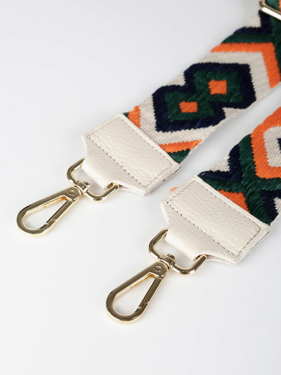 Fabric shoulder strap for bags