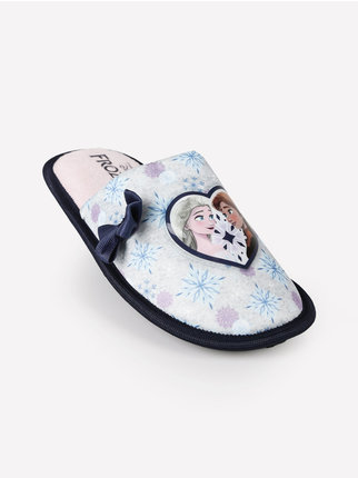Fabric slippers for girls