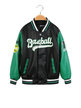 Faux leather baseball jacket for children