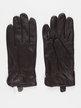Faux leather gloves for women