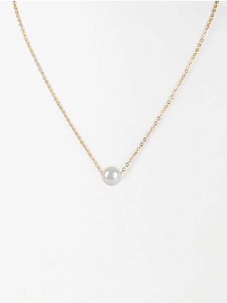 Fine women's necklace with pearl