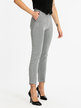 Fitted women's trousers in lurex