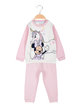 Fleece cotton baby girl's long pajamas