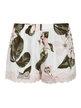 Floral pajama shorts