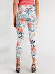 Floral skinny trousers