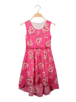 Floral sleeveless dress for girls