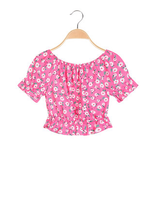 Flower blouse for girls